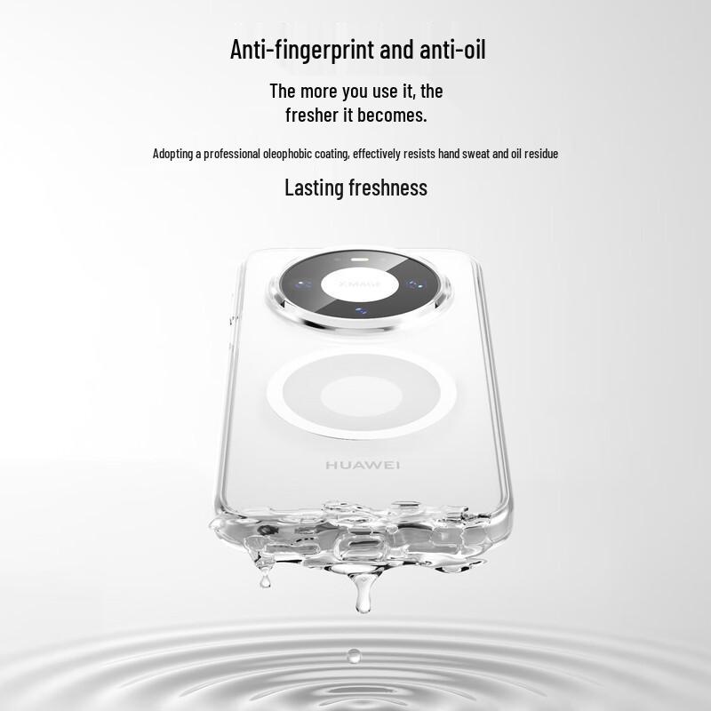 BIAZE Magnetic Ice Crystal Transparent Case for Huawei Mate 80/80 Pro