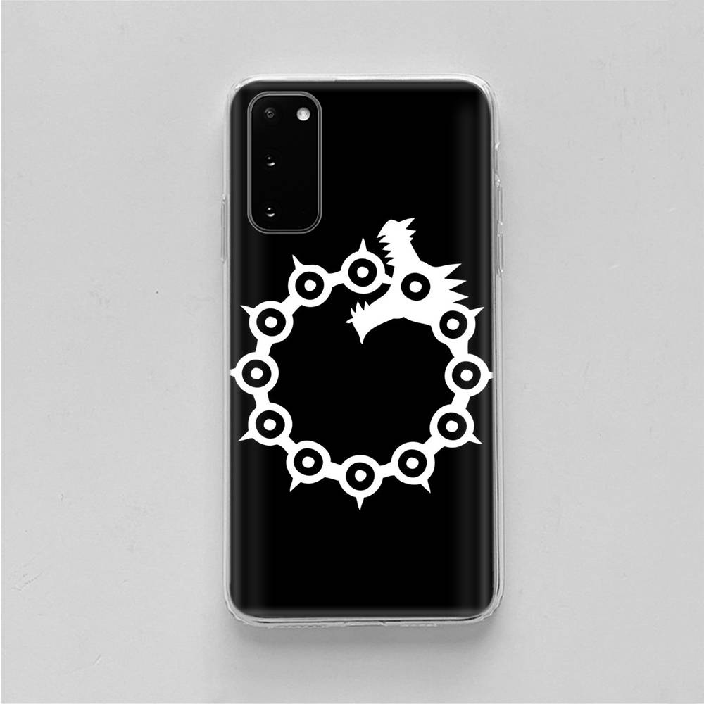 AD84 Seven Deadly Sins Clear Case for Samsung A04 A14 A23 A34 A54 M23 M33 M52 M53 Realme 10 9 C30S C35 C55 VIVO Y02 Y21 Y33S Y51 X80 V25 Cover