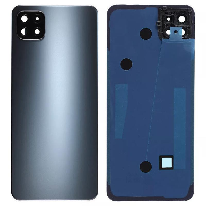 

Для Samsung Galaxy A22 5G (Версія ЄС) A226 Корпус батареї з клейкою наліпкою+Кришка об єктива камери Black