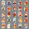 50 Personalized Lucky Bags: Chinese Style Hand-Painted Blessings with Creative Decor - Water Cups, Suitcases, Phone Cases, Stickers.