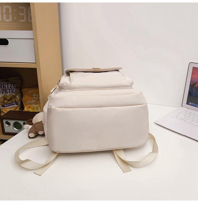Korean Style Color Block Backpack - Trendy Large Capacity for Students & Travelers