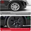For Model Y Hubcaps 19 Inch Wheel Covers 19''  Wheel Hub Caps Gemini Kit Fit Model Y Accessories 2024-2021 4 Pcs Rim Protector