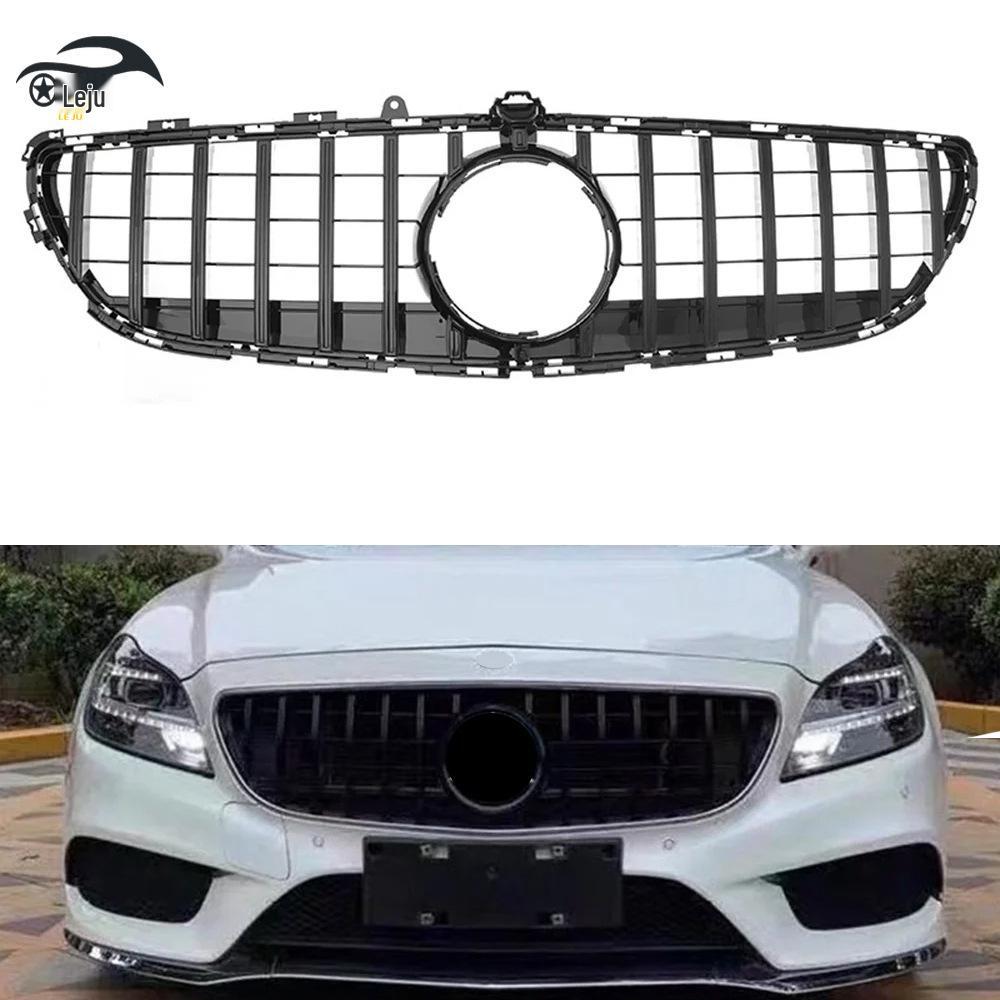 

2015-2018 Mercedes-Benz W218 Решетка радиатора в стиле GT CLS с вертикальными планками серебряный