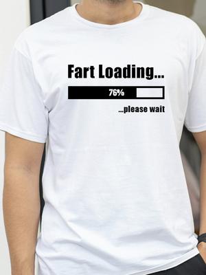 Camiseta Graciosa de Carga de Pedos Broma Camiseta de Broma para Hombre Regalos para Papá Ropa para Chicos Ropa de Manga Corta Moda Tops Casuales
