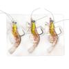 8 cm / 7 g Soft Shrimp Lure With Hooks Segmented Lures Lifelike Swimming Lures  Freshwater Fishing