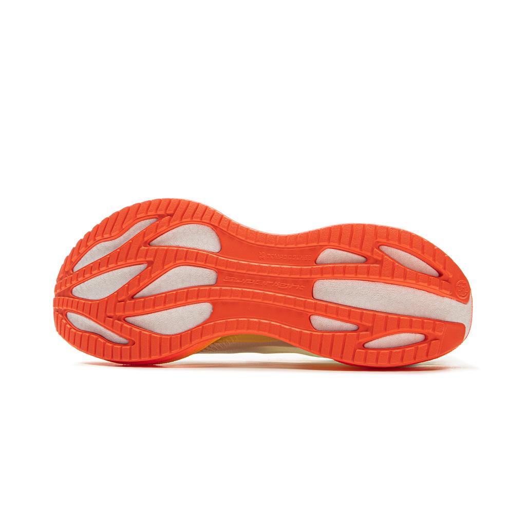 Li Ning Ultra Light 22 Závodní Lehké Odpružené Běžecké Boty Pánské Tenisky Béžová Oranžová ARBV001-44
