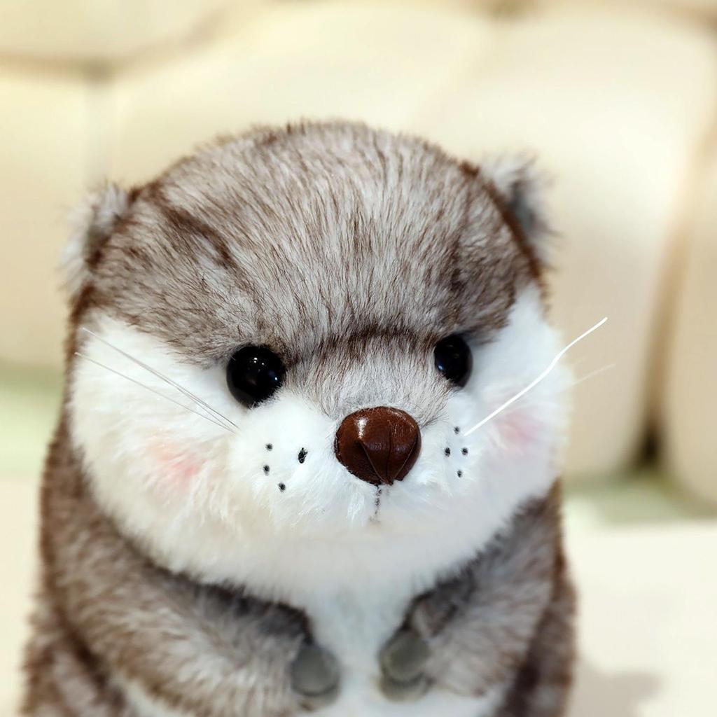 Cute Realistic Animal Plush Toy: Otter, Marmot, Groundhog, Capybara - Children's Cloth Doll
