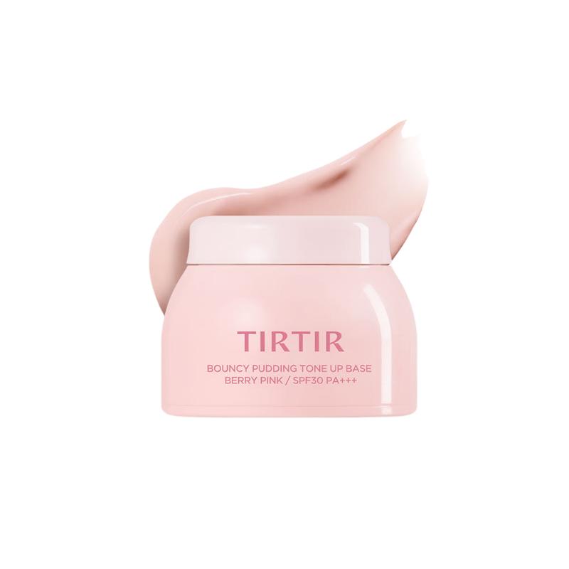 [TIRTIR] Bouncy Pudding Tone-Up Base SPF30 PA++ (25ml) - [Options: 01 MILK BEIGE / 02 BERRY PINK]