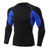 Men's Pro Quick-Dry Crew Neck Long Sleeve Tight-Fit Fitness T-Shirt