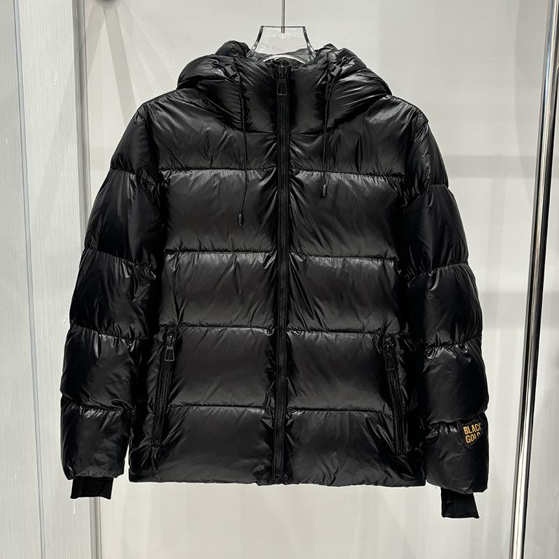 

Женская куртка с капюшоном, повседневная, оверсайз, осенне-зимняя, теплая, толстая, короткая верхняя одежда XXS чёрный