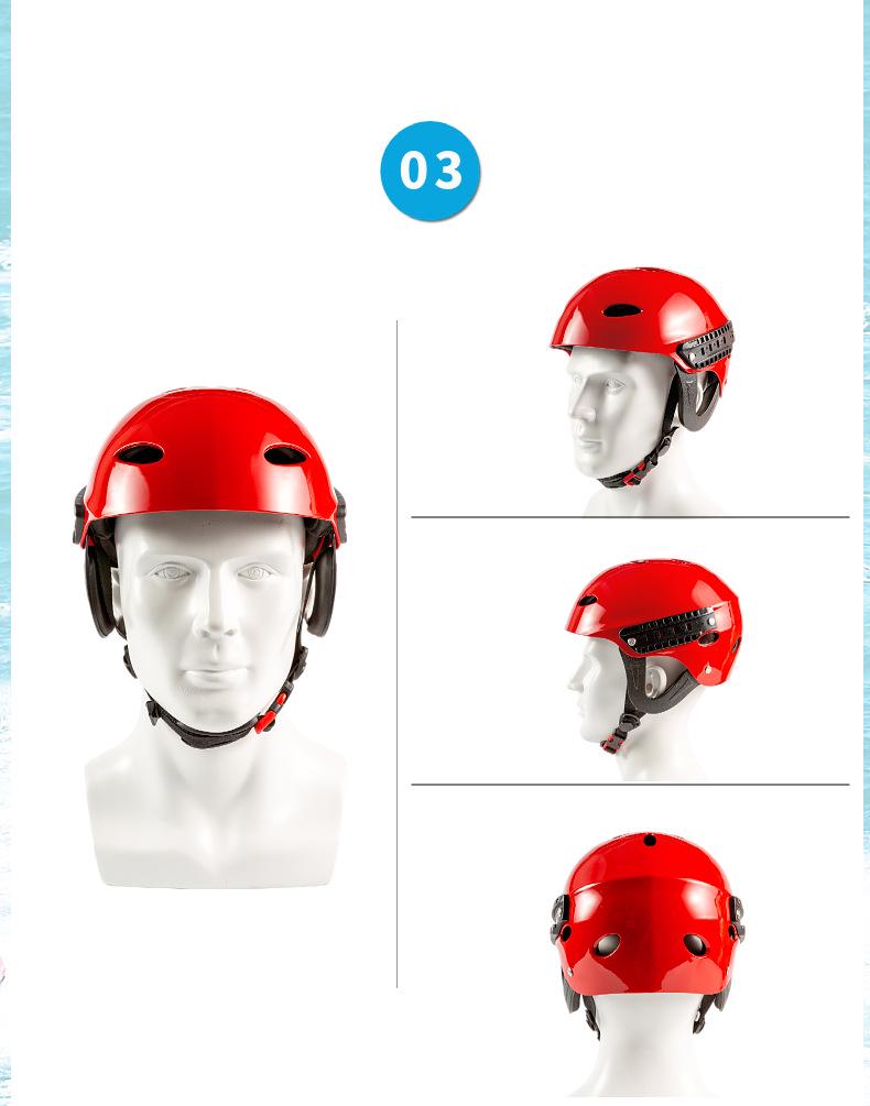 Aquatic Rescue Helmet for Firefighter and Marine Life-Saving Sports