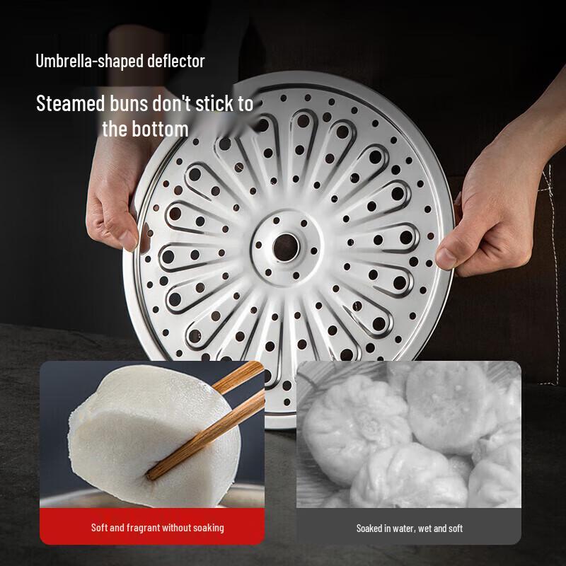 Meichu 304 Stainless Steel Universal 2-Layer Steamer & Soup Pot