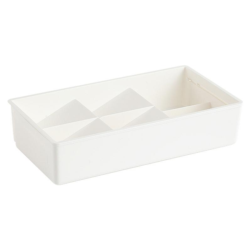 

1 шт. Выдвижной ящик для хранения на кухне, шкафчик, пластиковый, со съемными перегородками, ящик для хранения посуды, кухонный органайзер белый