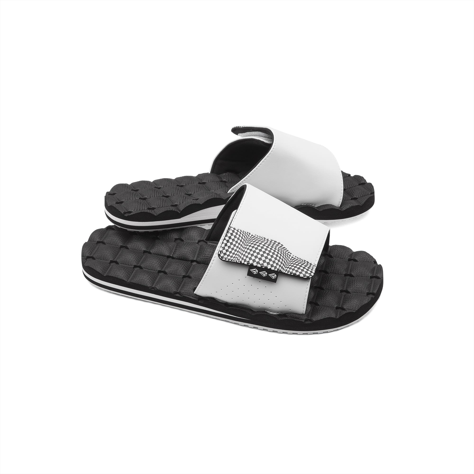 

Volcom Recliner Slide Sandals Comfortable Size cm Men s (Recliner Footbed) [V0812357] White, 28.0