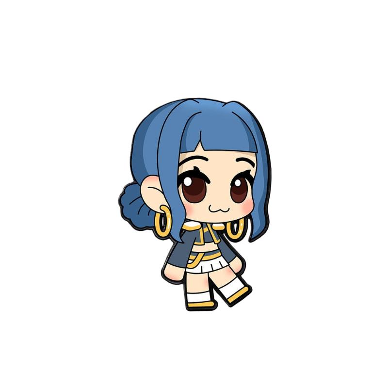 Kpop Demon Hunter Brooch Huntr/X Enamel Pins Badge For Women Men Coat Hats Backpacks Accessories Fashion Jewelry Gift