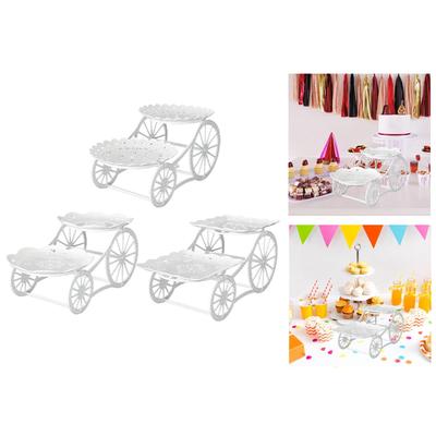 2 Tier Serving Tray Display Serving Platter Buffet Candy Dessert Cupcake Stand for Birthday Kitchen Dining Room Festival Banquet