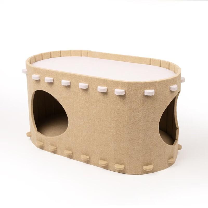 Yunxiaoshi All-Season Foldable Double-Layer Cat Tunnel Bed