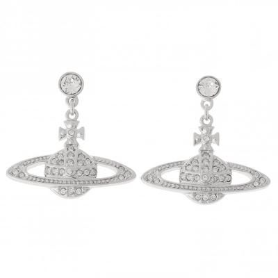 Серьги-подвески Vivienne Westwood Mini Bath Relief, серебро [Товар]