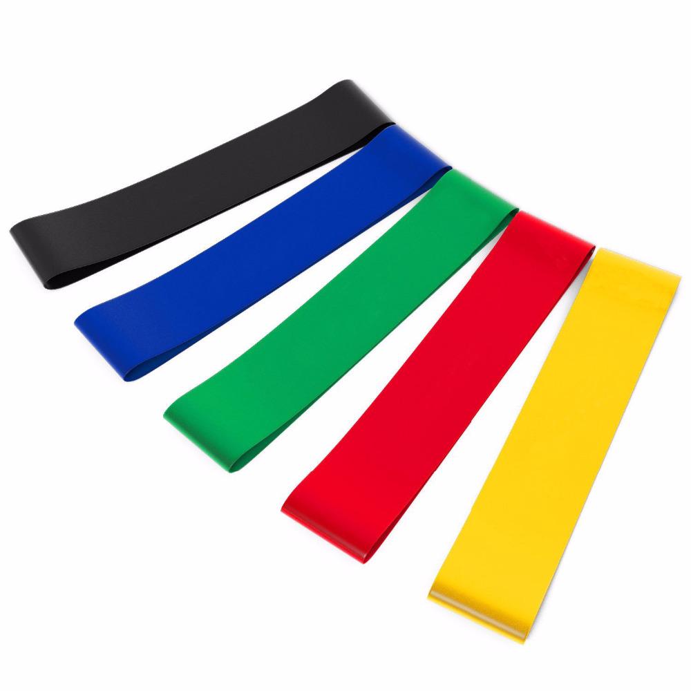 Pilates Gym Resistance Bands Strength Training Nature Rubber Loop Sports Fitness Workout Elastic Athletic Yoga Expander