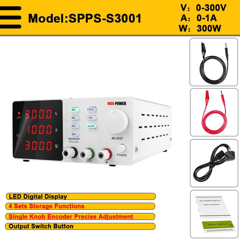 30V 10A DC Programmable Power Supply 4 Set Storage Function Lab Adjustable LED 12V 200V 300V Regulator Bench Source for Repair