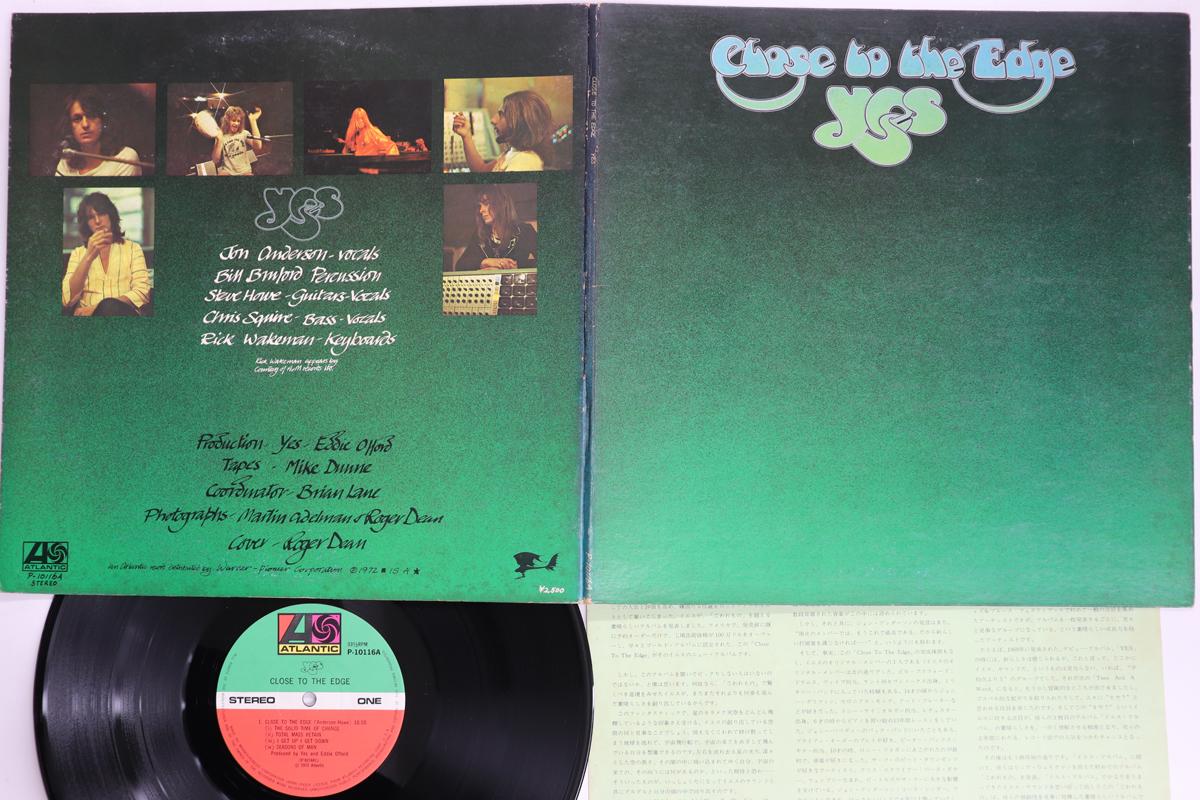 

LP Record YES Close To The Edge P10116A WARNER PIONEER 1976 Japan Rock Used