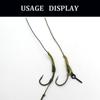30st Karpfiske Tillbehör D Rig kickers krokar lina aligners ärm anti-tangle sleeve for hair ronnie rigs end tackle