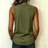 Women's Sleeveless V Neck Tank Top Casual Summer Shirt Lightweight Soft Fabric Comfortable Fit Relaxed Style