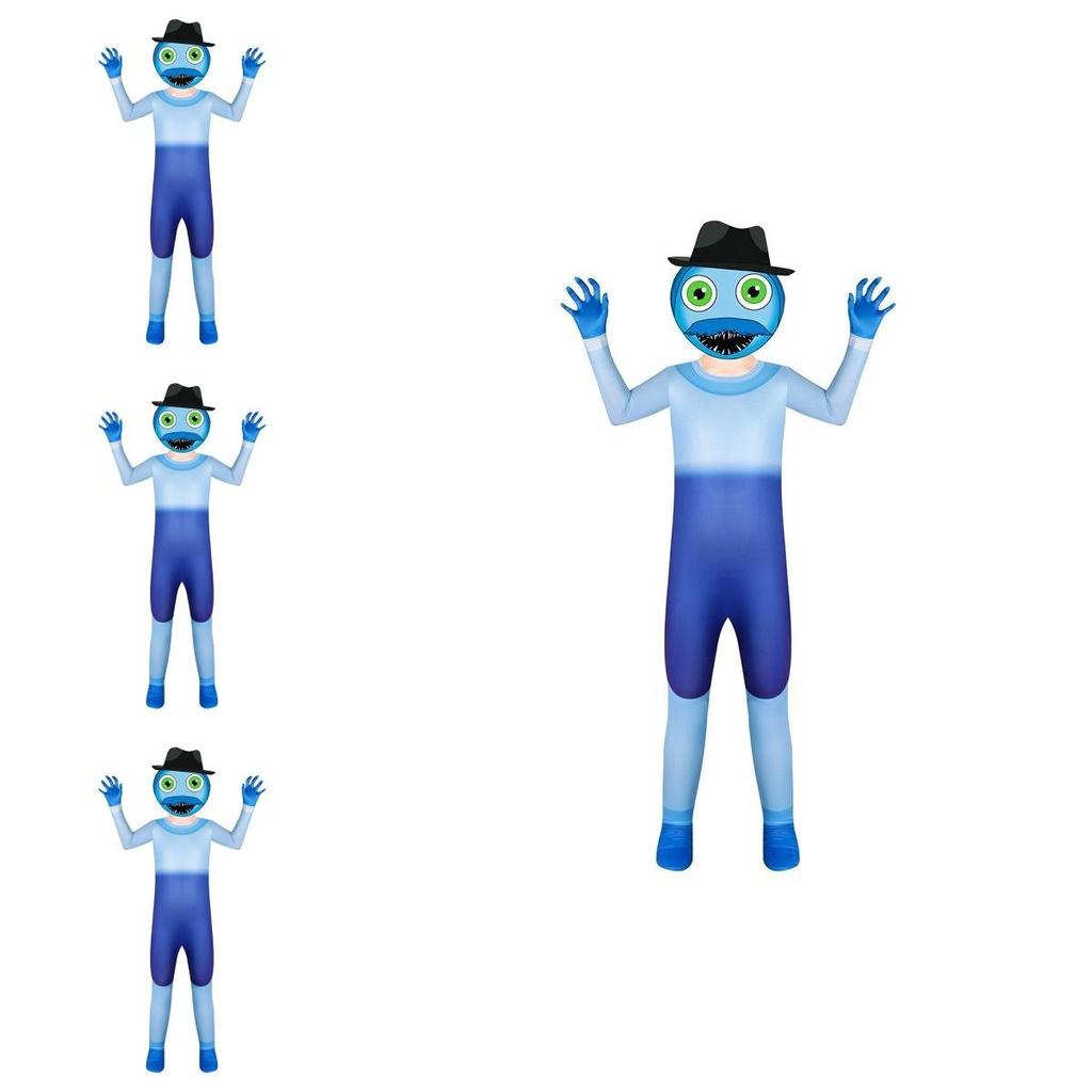 Poppy Playtime Huggy Wuggy Dad Cosplay Jumpsuits Mask Party Costume Outfits Perfect For Cosplay Parties And Halloween!