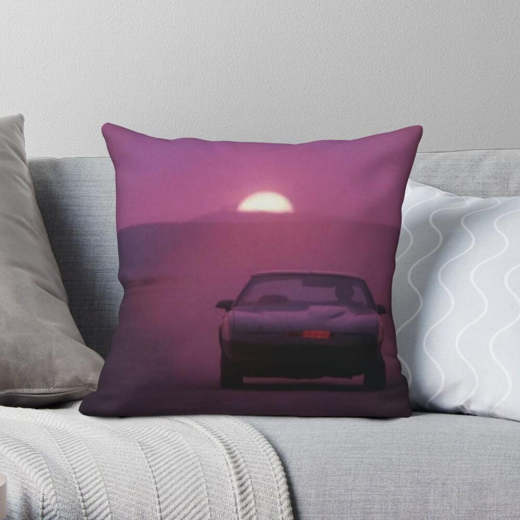 Kitt Knight Rider Kissenbezug Polyester Leinen Samt Muster Reißverschluss Dekor Kissenbezug für Sofakissen Heimkissenbezug Großhandel