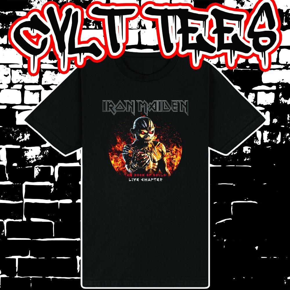 Iron Maiden style Band Tee ~ 100% Cotton Unisex T-Shirt L