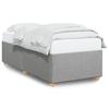 VidaXL Bed Frames Without Mattress Light Grey 100x200 Cm Fabric 3284708