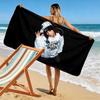Tom Kaulitz Print Strandtuch, Großes Weiches Schnelltrocknendes Handtuch für Strand Camping Schwimmen