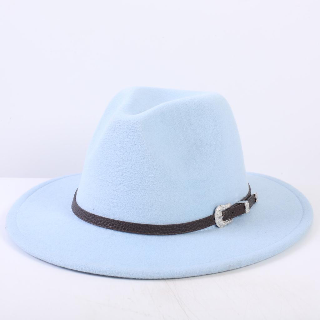 Popular European and American classic simple flat-brimmed top hat men's and women's fashionable and elegant versatile jazz hat top hat