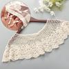 Women Accessories Sun Protection Tassel Fake Collar Shawl Poncho Crochet Knit Cape Lace Waistcoat
