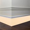 2 Rolls 5 Meters Flexible Skirting Board Trim Self-Adhesive Wall Base Molding Decorative Sticker for Indoor Outdoor Decoration