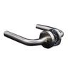 European Standard Stainless Steel Fireproof Door Handle with Round Cover and Split Lock for Bathroom and Passage Doors