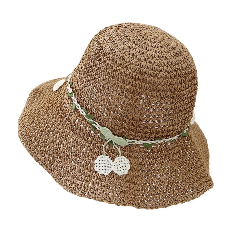 

Women s Fashionable Victorian Hat Natural Straw Adjustable Band Breathable Design Beach Gardening Hat M хаки