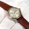 Used Seiko Exceline Ladies Watch, New Belt, Working, Two-tone