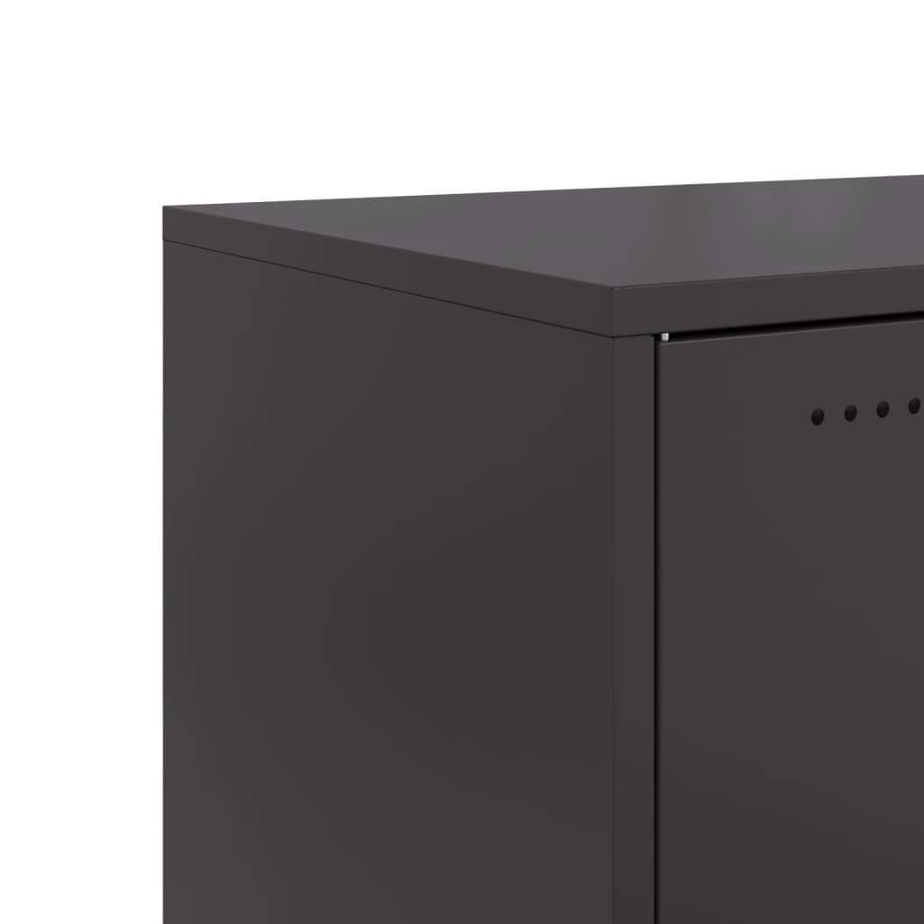 Sideboard Black 68 x 39 x 72 cm Steel