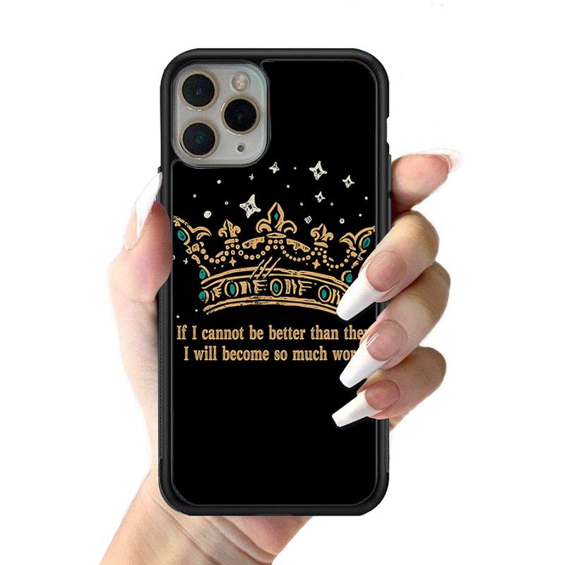 

Чехол для телефона с принтом бриллиантовой короны, силиконовый чехол из ПК + ТПУ для iPhone 11 12 13 Pro Max 8 7 6 Plus X SE XR Hard Fundas iphone 14