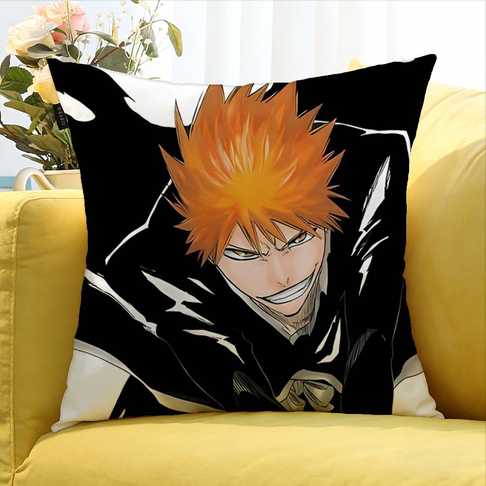 Anime I-Ichigo K-Kurosaki World Various Sizes Square Pillow Case For Car Home Bedchamber Decor