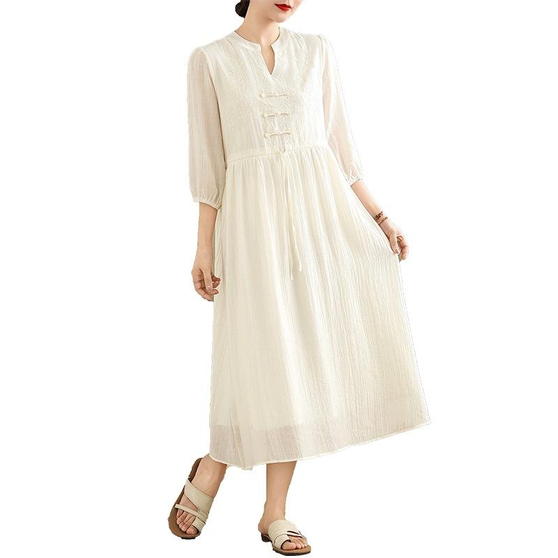 Dress spring and summer beach skirt women's Sanya seaside vacation photo super fairy high-end light skirt