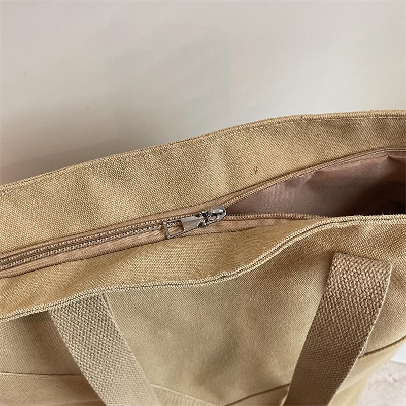 Borsa a Spalla Monocolore da Donna Borsa Tote di Grande Capacità