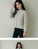 Women's Lightweight Pinghu White Duck Down Jacket, Collarless, Round Neck, Autumn/Winter Outerwear
