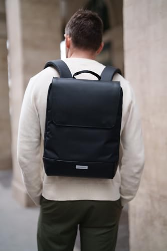 Moleskine Metro Slim Backpack, Men's, Black, One Size, Fits 15-inch Laptop, Business Backpack
