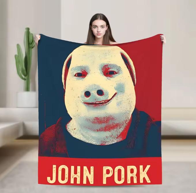 John-Pork Is Calling Blankets Quality Warm Soft Throw Blanket Winter Travel Office Home Decor Street Trend Bedspread