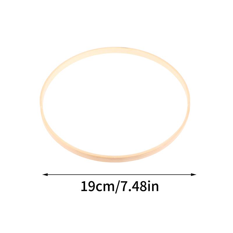 1Pc Bamboo Circle Frame Diy Dream Catcher Ring Embroidery Hoop Flower Wreath