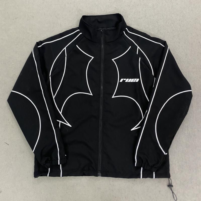 Европейский и американский хип-хоп стиль, линейная вставка, панк-тренд, повседневная толстовка XL чёрный