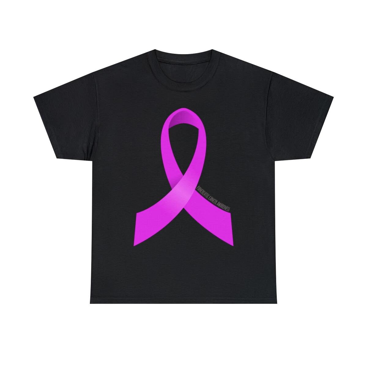 Pancreatic Cancer Awareness Ribbon Graphic Tee Shirt, S-5XL 4XL