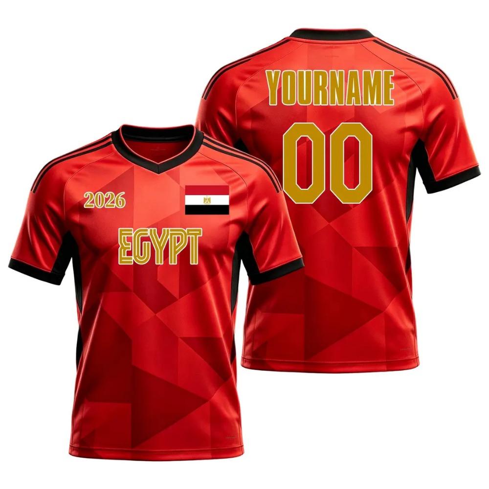 Custom Diy Name Number Egypt 2026 Soccer Jersey Men Women Football